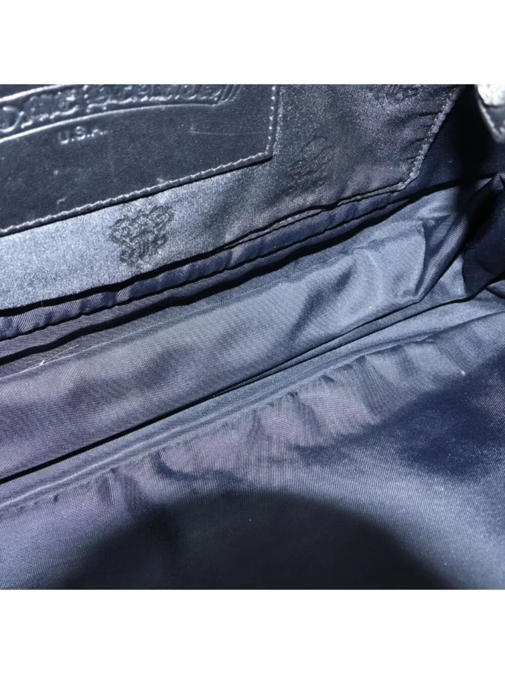 Chrome Hearts Shoulder Bag Sm Gunslinger Strap Shivin Dagger Nylon Black